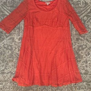 Coral dress